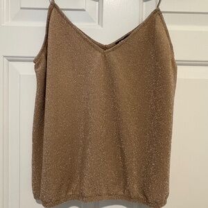 Gold tank top
